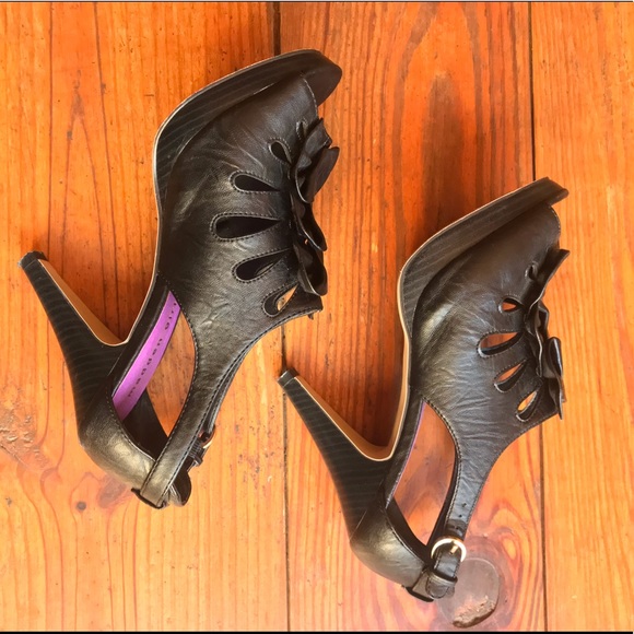 🥂Madden Girl ‘Caged’ Leather Sandal Bootie Platform Pump, 8 - Picture 3 of 6